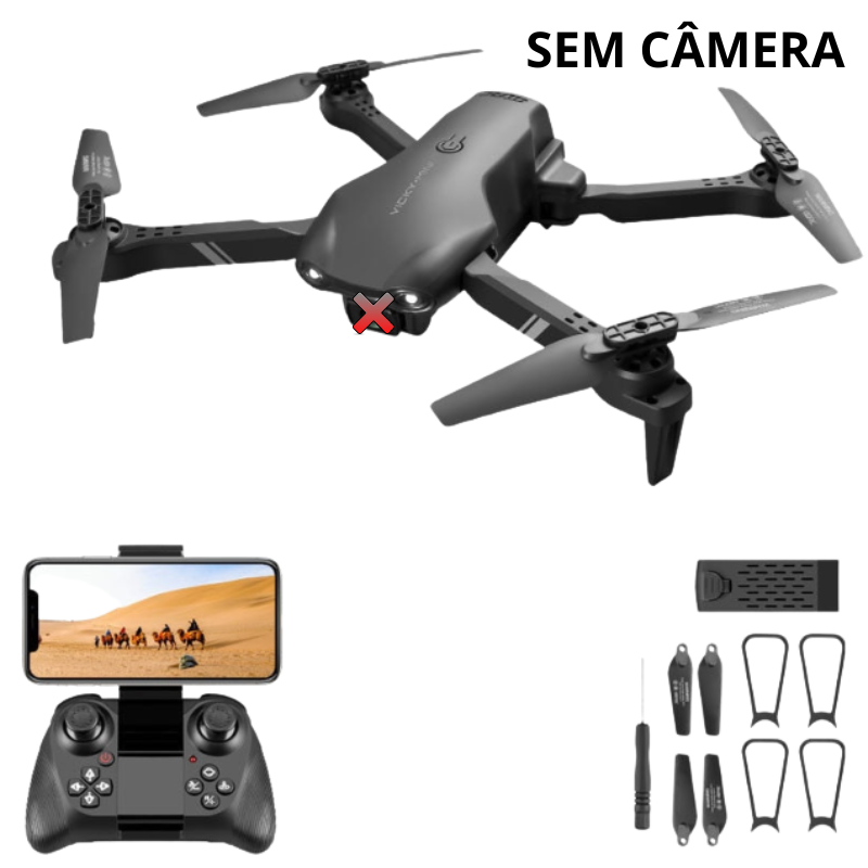 Novo Drone Zangão Dobrável Com Câmera Dupla FullHD 4K Wifi