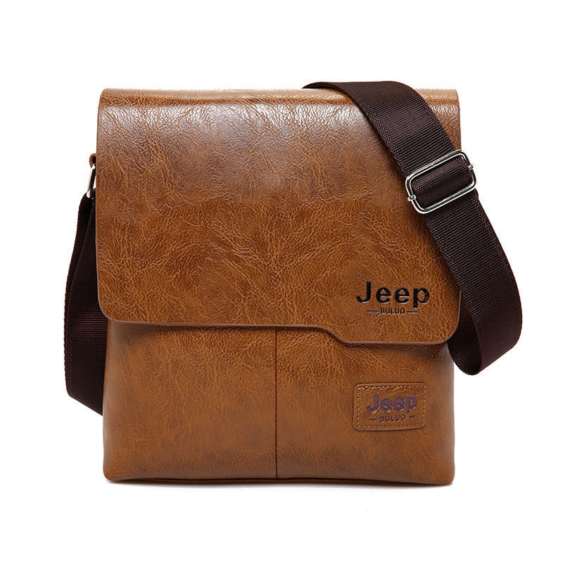 Bolsa Jeep Tiracolo Elegante em Couro + Brinde Grátis (Carteira Jeep Couro)