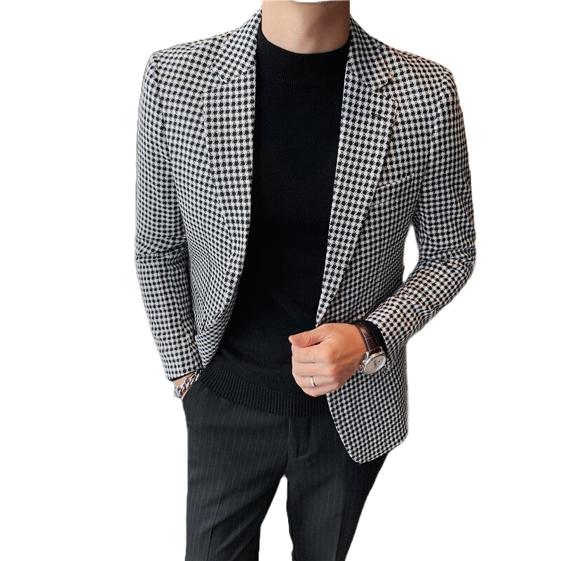 Blazer Masculino Quadriculado Zangazy ZZY07