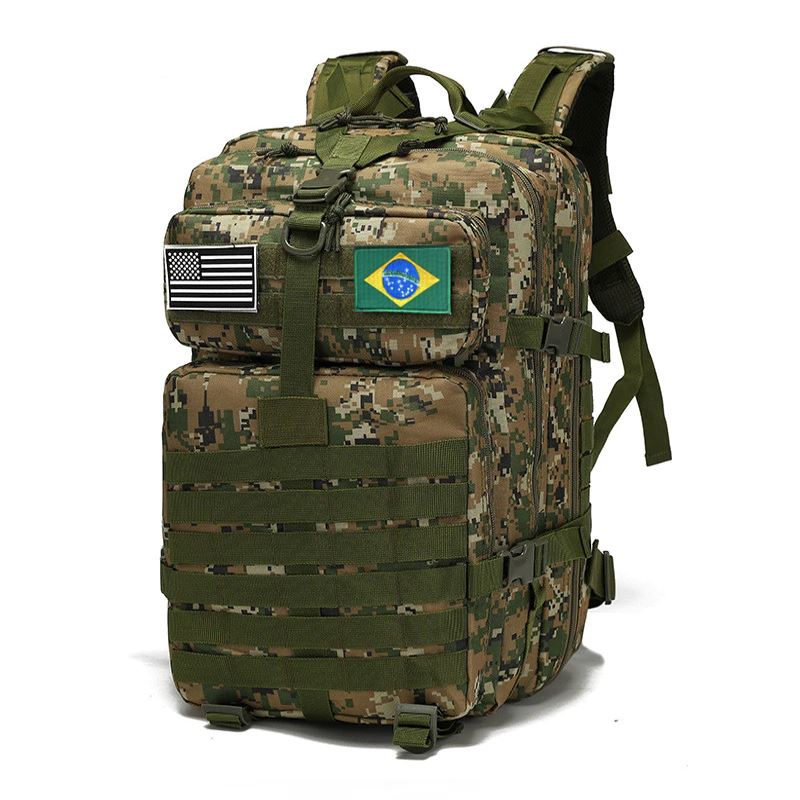 Mochila Tática Militar 50L - A Prova D'Água